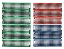 LAMPVPATH (Pack of 12) PCB Prototype Board, Double Sided Proto board 2x8