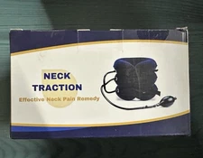 Cervical Neck Traction Device Collar Brace Support Pain Relief Stretcher Therapy