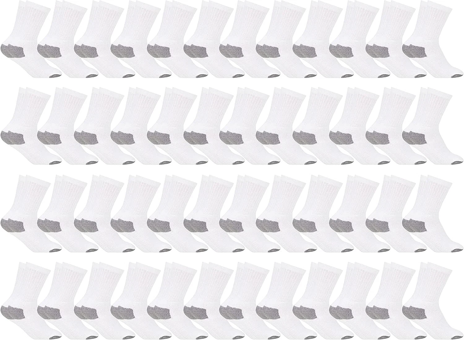 48 Pairs Men & Women Lightweight Cotton Crew Socks Bulk, Homeless Donation Cheap
Opens in a new wind