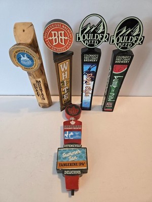 Colorado Craft Beer Tap Handle Lot Breckenridge Boulder Renegade Crazy Mountain