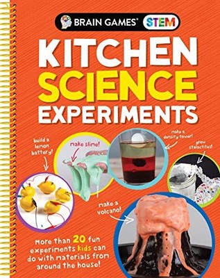 BRAIN GAMES STEM - KITCHEN SCIENCE EXPERIMENTS: MORE THAN By Publications *VG+*