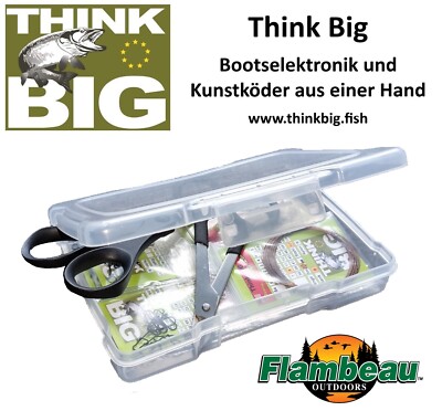   Flambeau Terminal Tackle Box ohne Unterteilung, Kleinteilebox Köderbox  