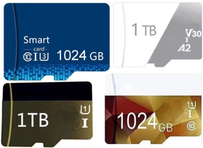 1TB Micro SD Card Class 10 High Speed SDXC Memory Card For Phone LOT