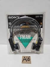 Vintage Walkman Model SRF-R5 AM/FM Stereo Headphone Receiver Headset Brand...