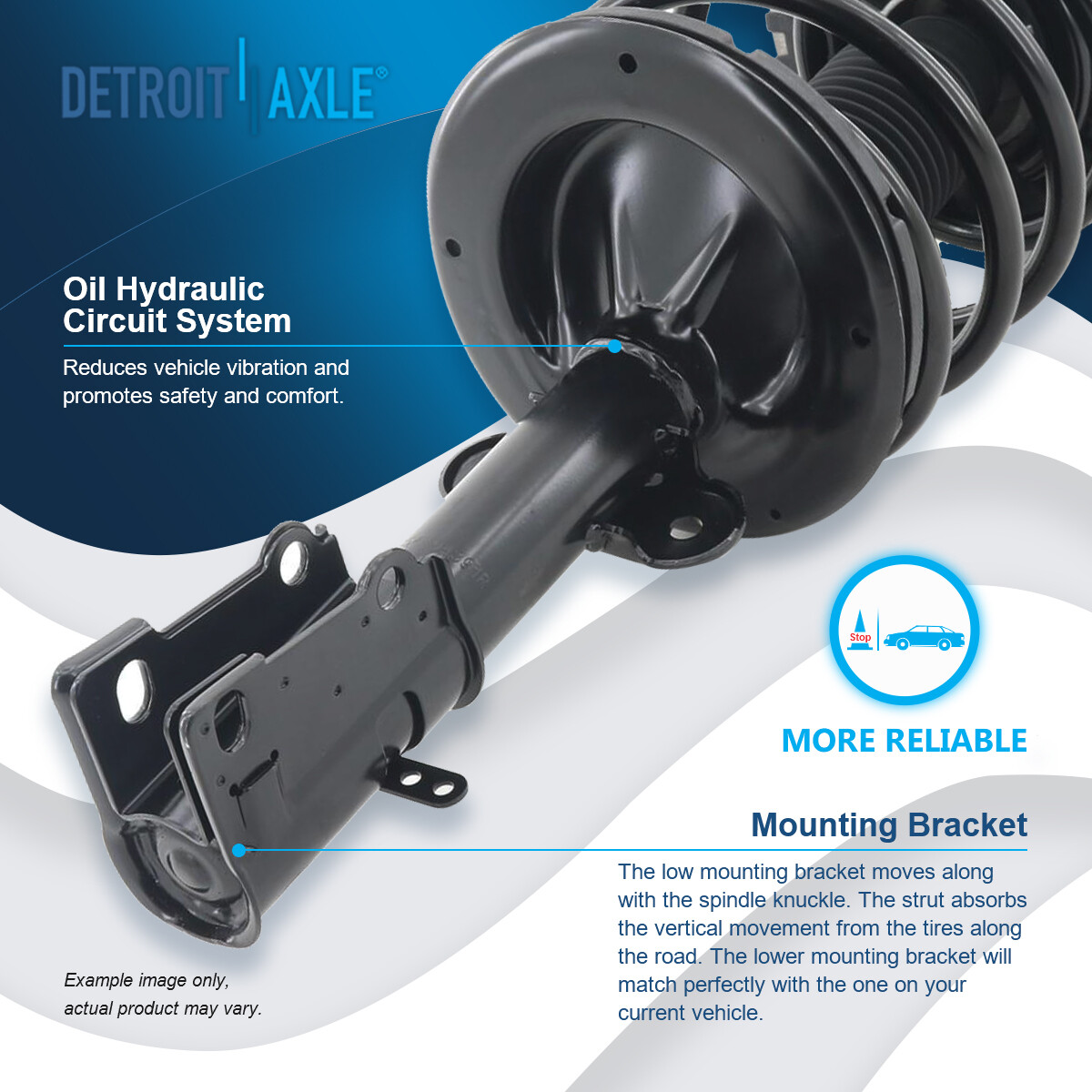 Complete Suspension Kit For Chrysler Voyager/Dodge Caravan - Front Struts, Rear Shocks & Sway Bars