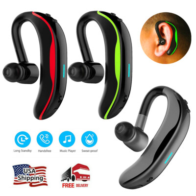 Bluetooth Wireless Earphone Sports Earpiece Hand-Free Call Running Headphone