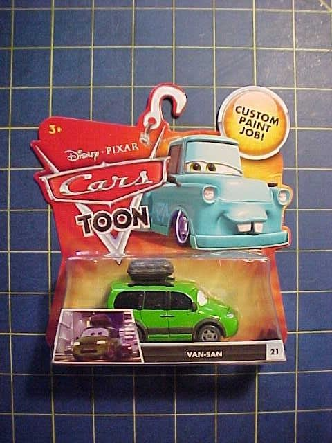 DISNEY PIXAR CARS TOON VAN-SAN #21! AS SEEN IN TOKYO MATER! NIP