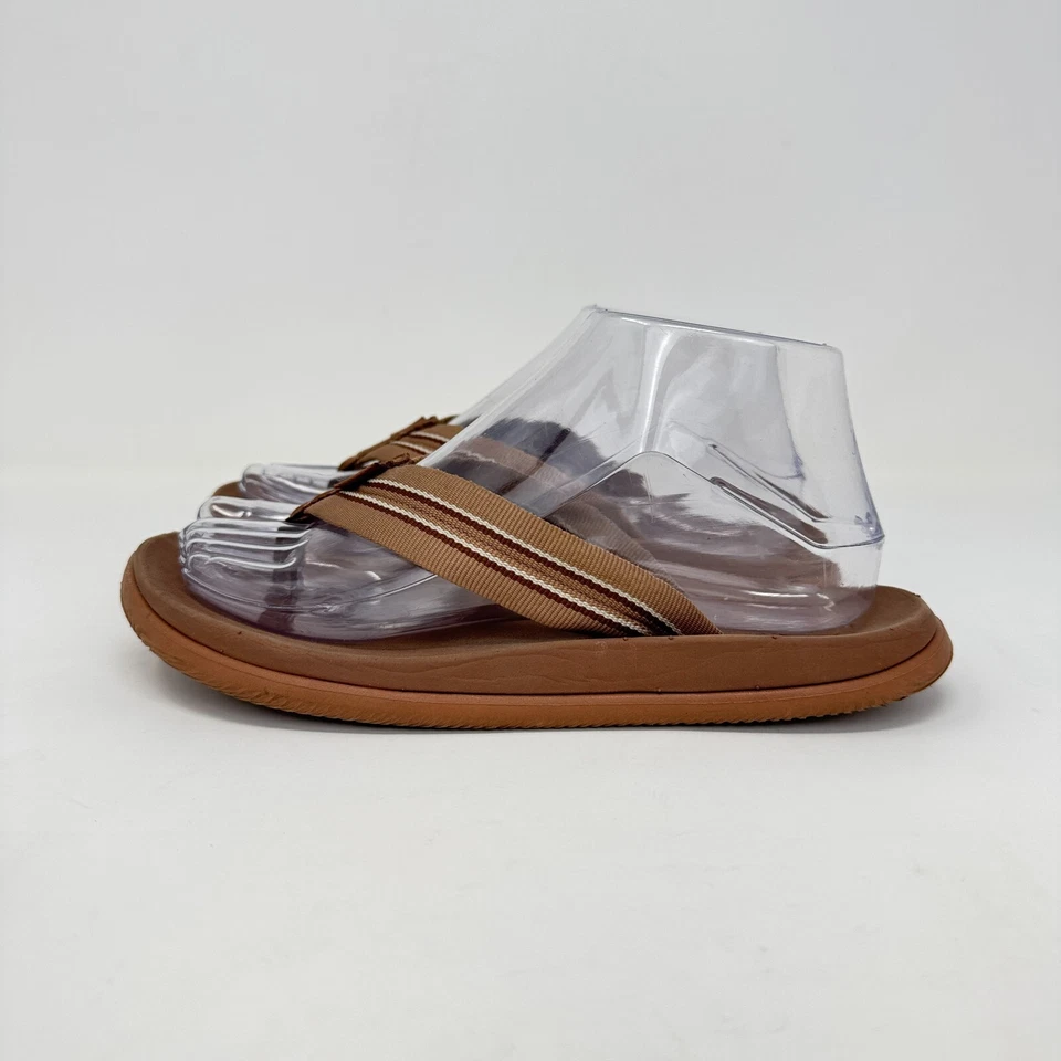 Chanclas Chaco Chillos Marrón Informales Tanga Zapatillas Para Mujer Talla 7 Foto 2 de 4