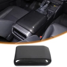 ABS Carbon Fiber Car Armrest Box Cover Trim For Toyota Land Cruiser LC250 2024+