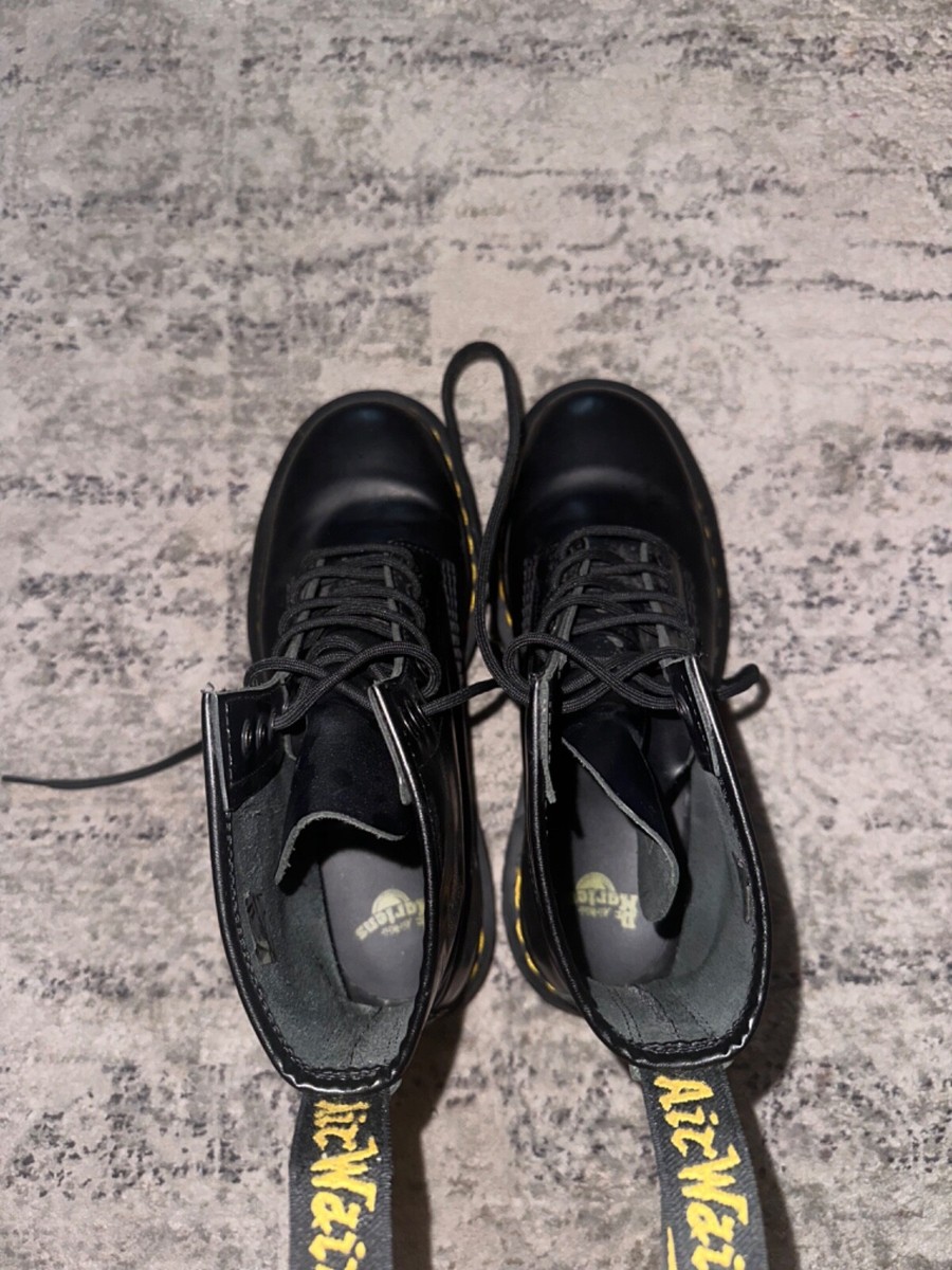 dr martens boots womens size 8 black | eBay