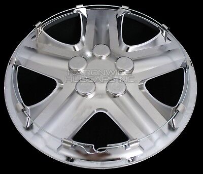 16&#034; Set 4 Chrome Wheel Covers Snap On Full Hub Caps fit R16 Tire &amp; Steel Rim | eBay