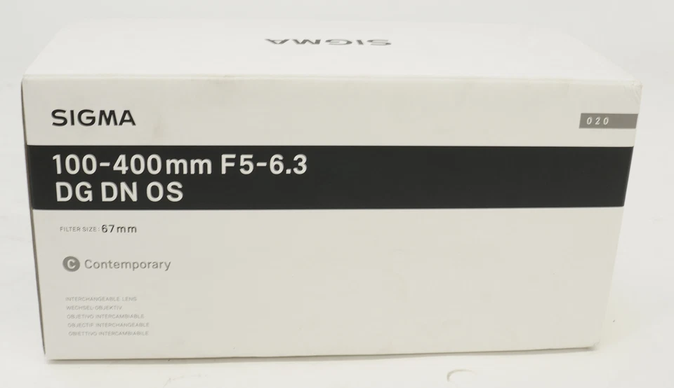 Lente contemporánea Sigma 100-400 mm f/5-6,3 DG DN OS para montaje en L