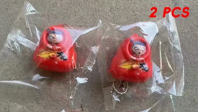 Ne Zha 2 Pendant Doll Bag Chain Keychain Emoticon Face Changing Model Toy Gifts