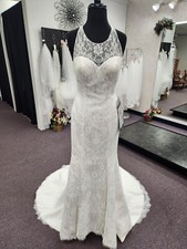 Casablanca Bridal BL246 Ivory/Lt. Champ. Size 8 Bridal Gown/Wedding Dress