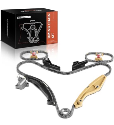 A-Premium Set Of 11PCS Engine Timing Chain Kit W/Tensioner & More [fit DOHC, 4Cyl 2.0L] Compatible With Ford Focus 2005-2011, Transit Connect 2010-2013 & Mazda 3 2004-2013, MX-5 Miata 2006-2010, Sets - View #3