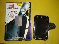 Soufflet de levier de vitesse cuir noir et cadre alu ISOTTA pour RENAULT Twingo