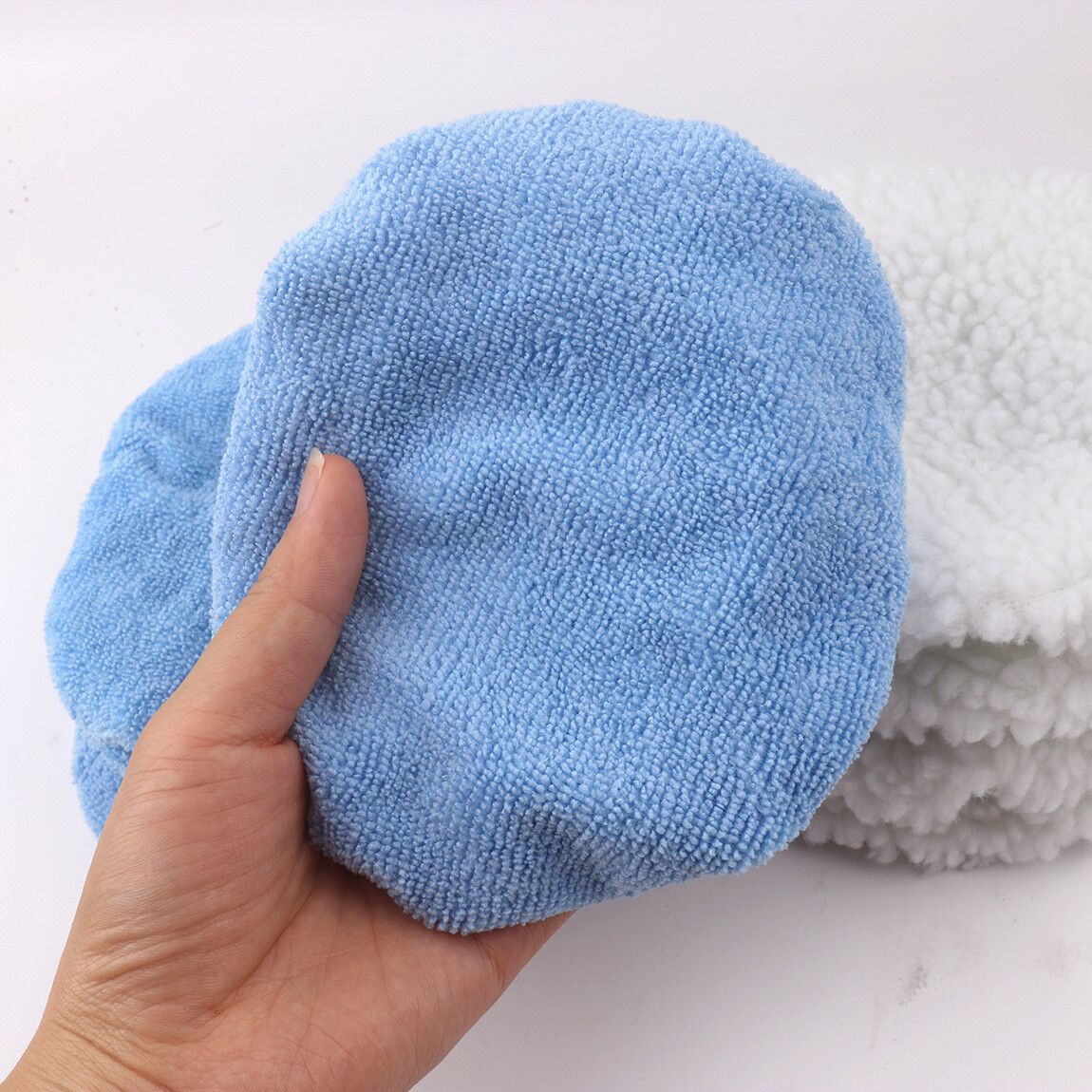 8x Microfiber Polisher Polishing Pads Wax Wash 56 inch Car