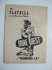 1951 PLAYBILL: BROADWAY THEATRE / THEATER MAE WEST IN DIAMOND LIL