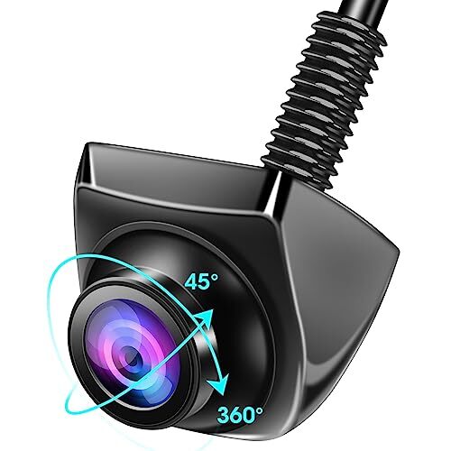 Retrocamera AHD 1080p Telecamera Retromarcia con Rotante 360°+45° Lente Retrocam - Immagine 1