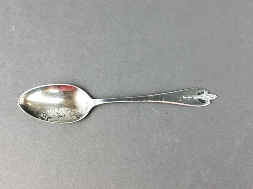 Antique Virginia By Lunt 5-1/4" Demitasse Coffee Spoon Sterling Silver 1910