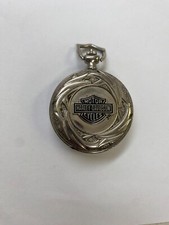 Franklin mint Harley Davidson Pocket Watch NEW BATTERY PRELOVED
