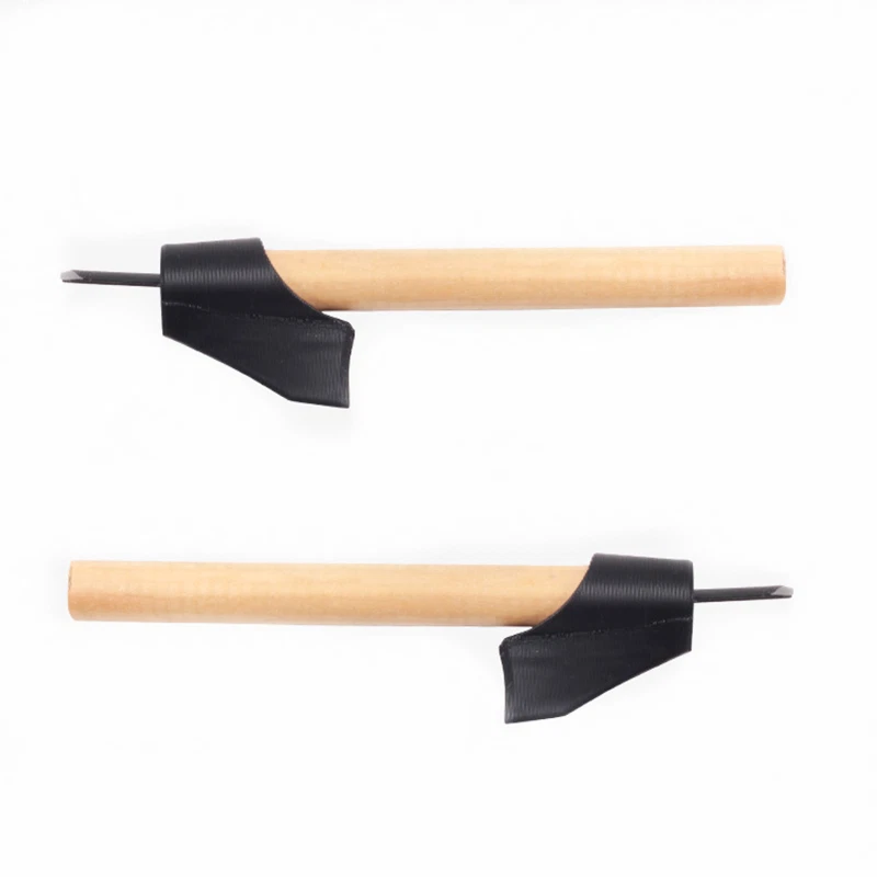 Raspador de plumas de flecha de tiro con arco herramienta removedora de paletas de plumas de eje de flecha limpio Foto 3 de 4