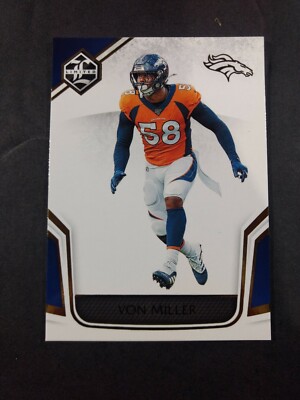 VON MILLER 2019 Panini Limited Football #53 DENVER BRONCOS | eBay