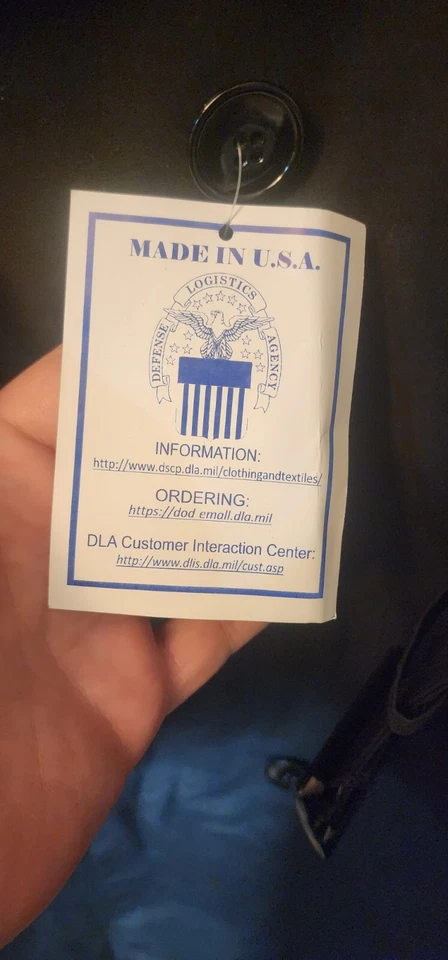 NWT Garrison Collection Black All-Weather Overcoat Dress Uniform Size 38S - Image 2 of 4