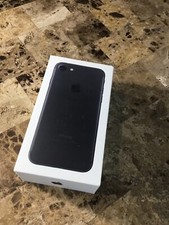 Original Empty Box Apple Iphone 7 128 GB BLACK BOX ONLY