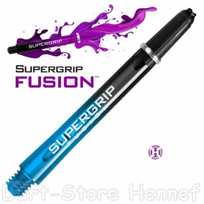 6 Shafts Harrows SUPERGRIP FUSION X, aqua, medium