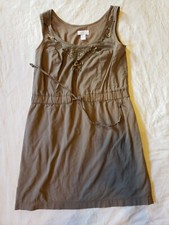 Ann Taylor LOFT brown Cotton dress. One Size. Petite