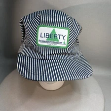 Vintage Pinstripe Hat Liberty Rugged Outdoor Gear Conductor Cap USA Snapback