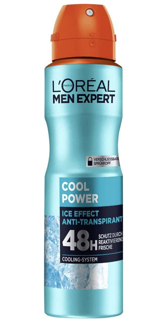 Déodorant spray L'Oréal Cool Power lot de 3 flacons de 200 ml