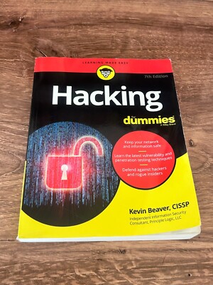 Hacking for Dummies by Kevin Beaver (2022, Trade Paperback)