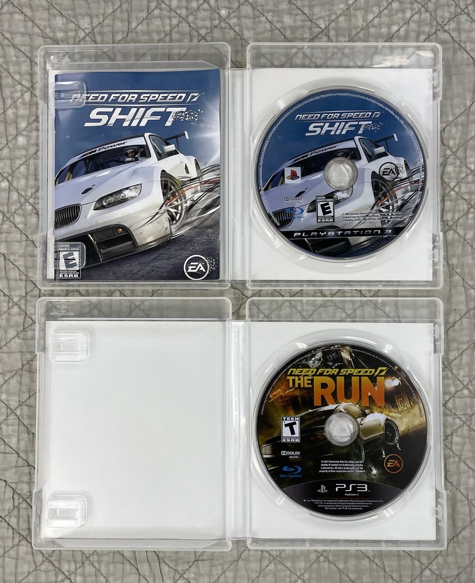 Need For Speed Shift + Need For Speed The Run PlayStation 3 | eBay