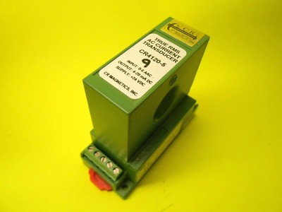 CR Magnetics CR4120-5 True RMS AC Current Transducer (used)