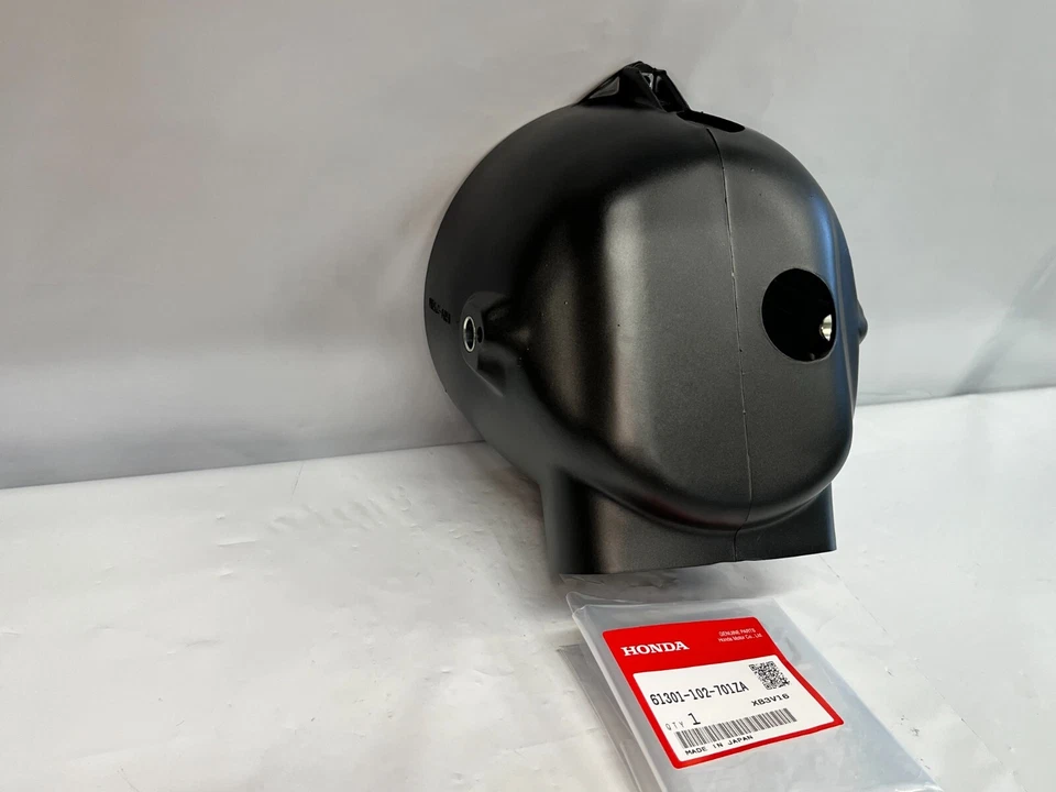 HONDA BLACK HEADLIGHT CASE CT90 TRAIL 90 CT110 TRAIL 110 61301-102-701ZA - Image 2 of 4
