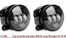 FARETTI LED FENDINEBBIA PER JEEP WRANGLER JK 60WATT CANBUS 6000K H11