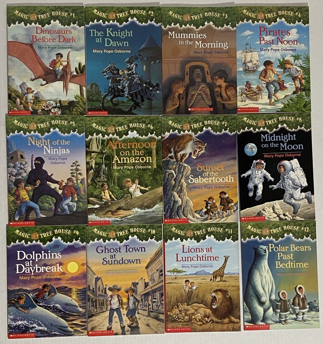 Magic Tree House Books 1-12 Mary Pope Osborne | eBay