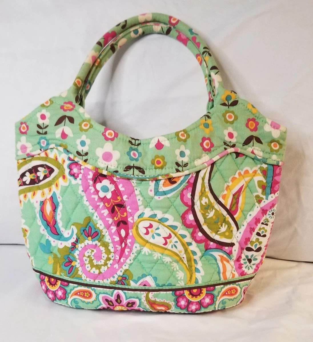 Vera Bradley Sweet Versailles Tote Handbag Purse Bag Cloth Nice Used  Condition – St. John's Institute (Hua Ming)