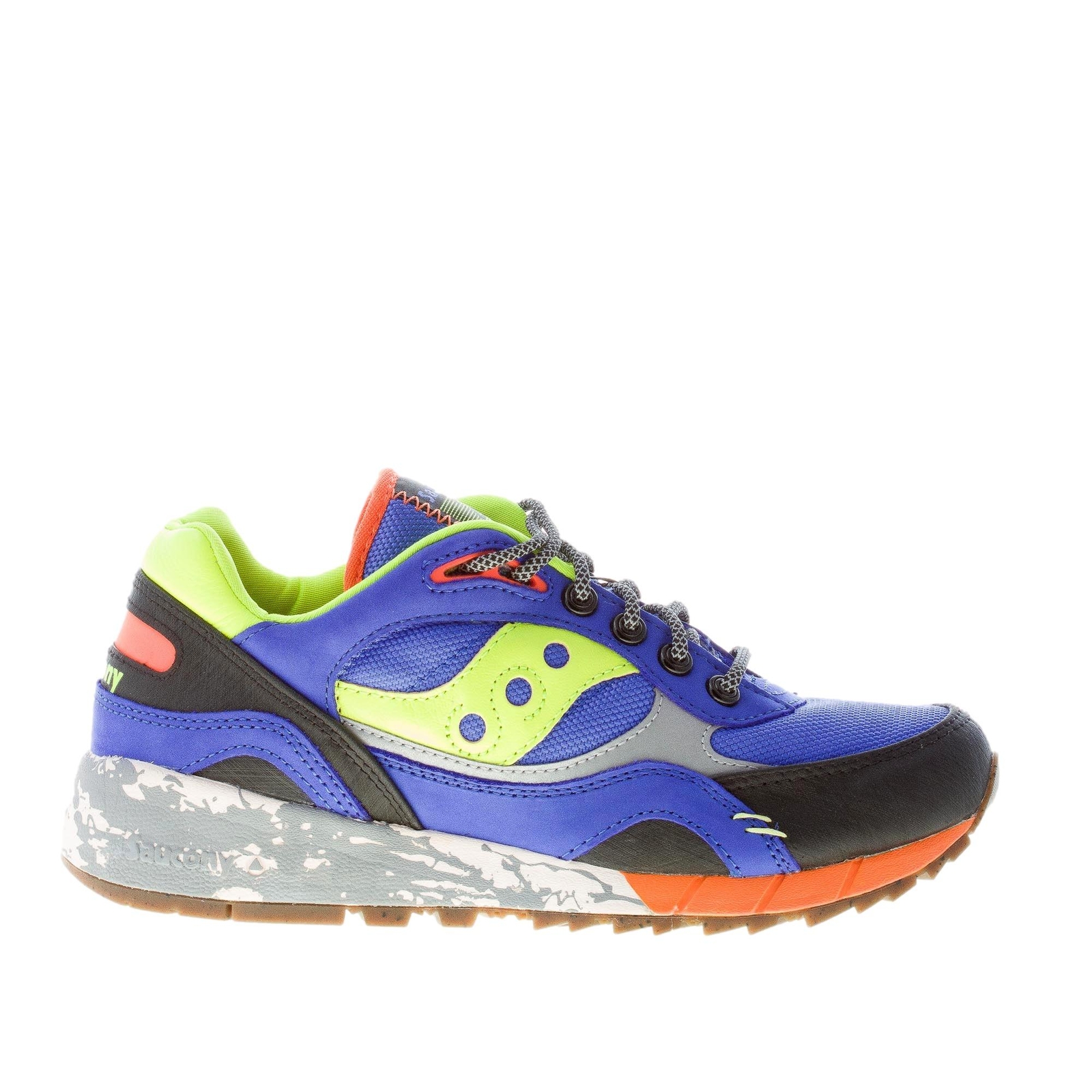 SAUCONY herren schuhe blau lime leder gewebe Shadow 6000 Trail sneaker S70643-1 28390₽