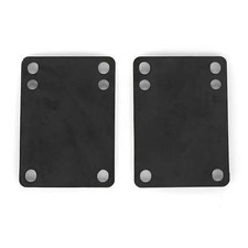 Skateboard Riser Pads 3mm Shockpads schwarz - Longboard Riser Pads 3mm