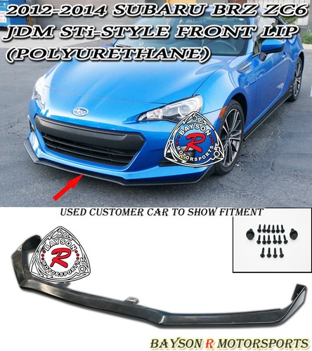 Fits 12-16 Subaru BRZ ST-Style Front Lip (Urethane) - Picture 1 of 2
