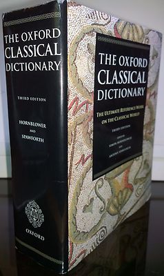 Oxford Classical Dictionary by Antony Spawforth (1996, Hardcover