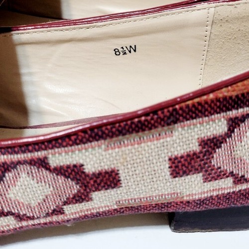 Monroe & Main SW Aztec Design Boho Woven Tapestry Loafers SlipOn Shoes Wms 8.5US - Picture 12 of 21