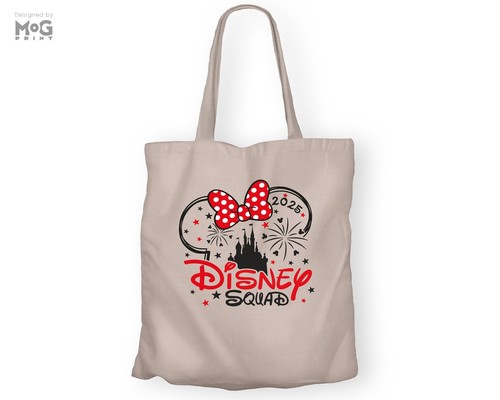 Borsa Tote Bag Topolino Minnie Gruppo Squad Vacanze Abbinata Borsa Regalo - Foto 3 di 6
