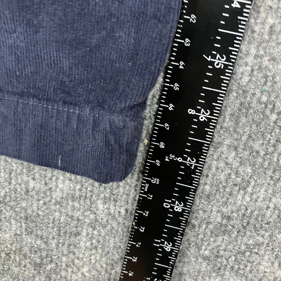 Pantalones Sundry Mujer Talla 28 Azul Marino Pana Rojo Rayas Detalle Lateral Informales Cónicos Foto 3 de 4