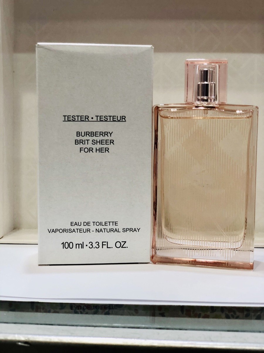 BRIT SHEER FOR HER BY BURBERRY *TESTER*