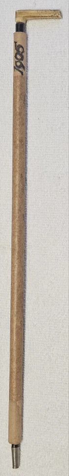 "Antiguo bastón Derby antiguo vintage de 1905 para niños de 18"" de largo" Foto 3 de 4