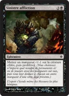 MRM FR/VF 4x Sinistre Affliction (Grim Affliction) MTG magic NPH